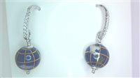Earrings Sommer Woman Viaggi in Silver Zirconia MAPPAMONDI AG - MAPPAMONDI AG